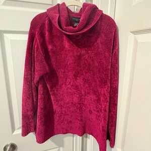 Vintage Chenille August Silk Turtleneck Sweater